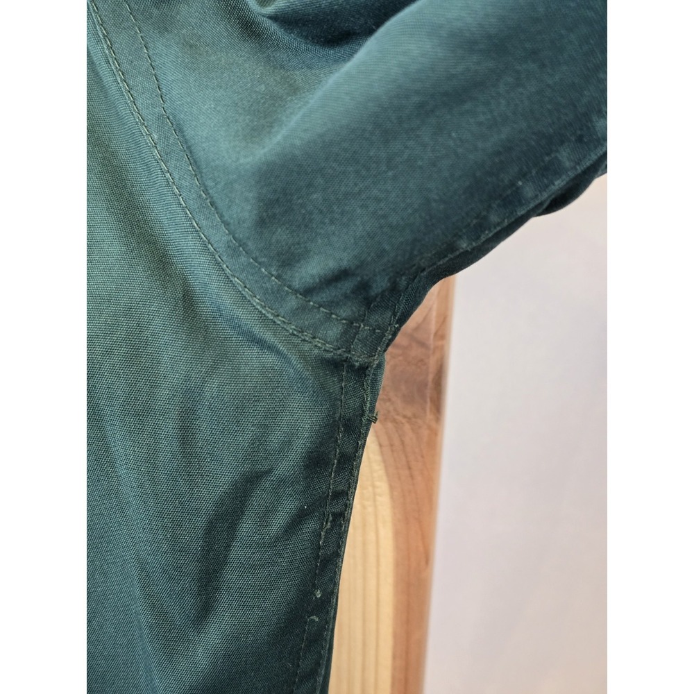 Vintage Y2K Eddie Bauer Men's Jacket Coat Green Wool Lining Warm Size Small - Picture 7 of 15